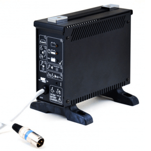 Caricabatterie per carrozzine e scooter