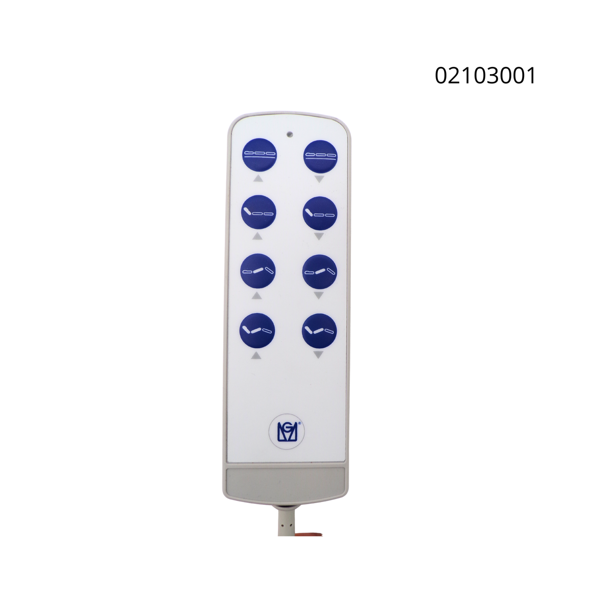 Telecomando 8 Tasti Spinotto DIN 7 Pin per Letto | Omega Ausili