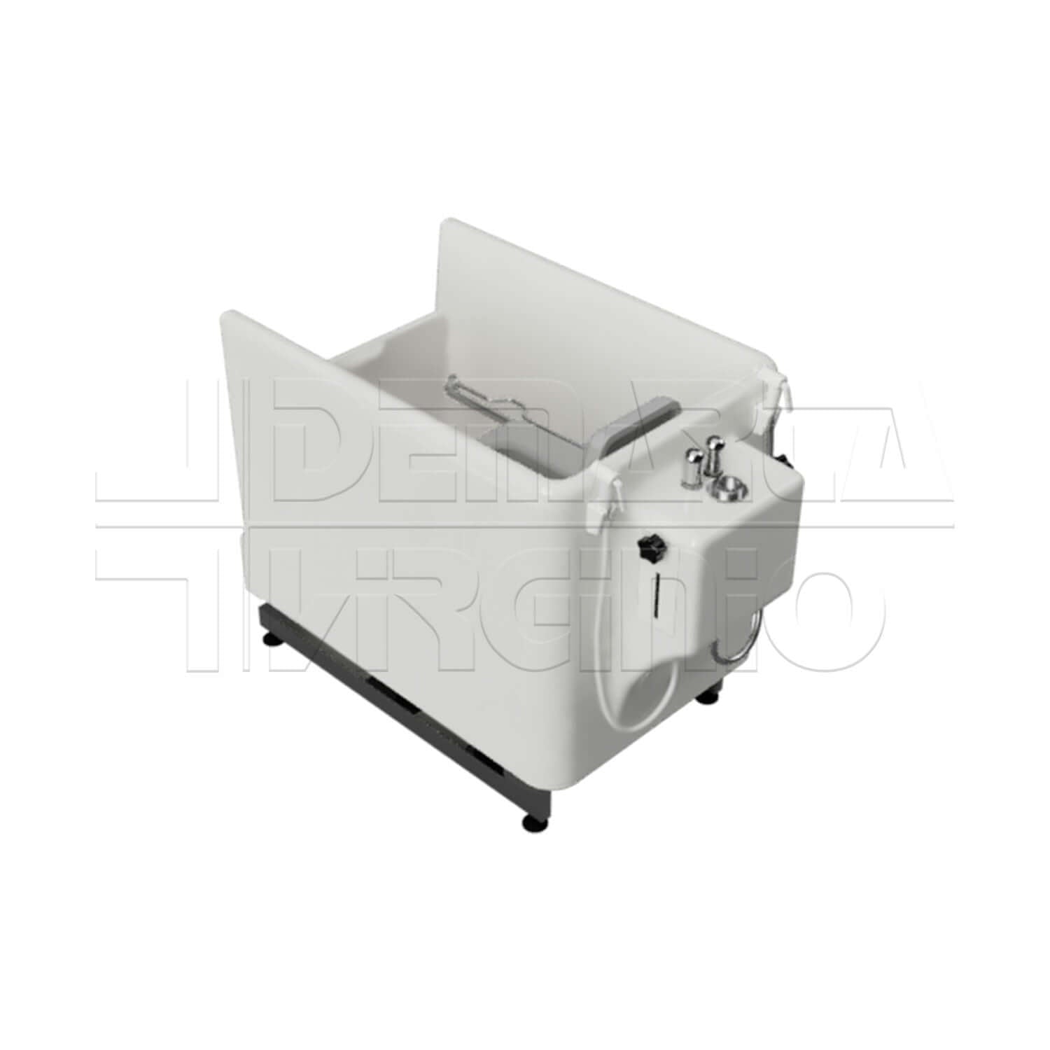 Vasca Doccia con Pannello di Sanificazione Integrato