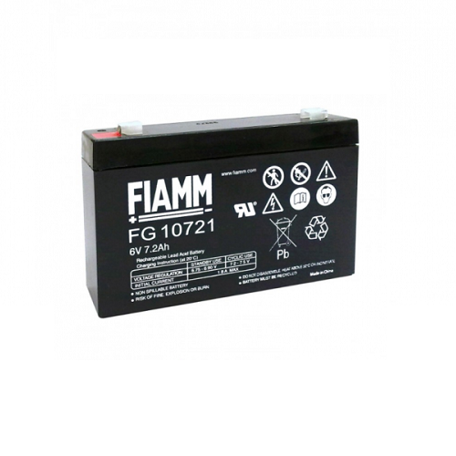 03009020 Fiamm battery 6 V 7.2 Ah