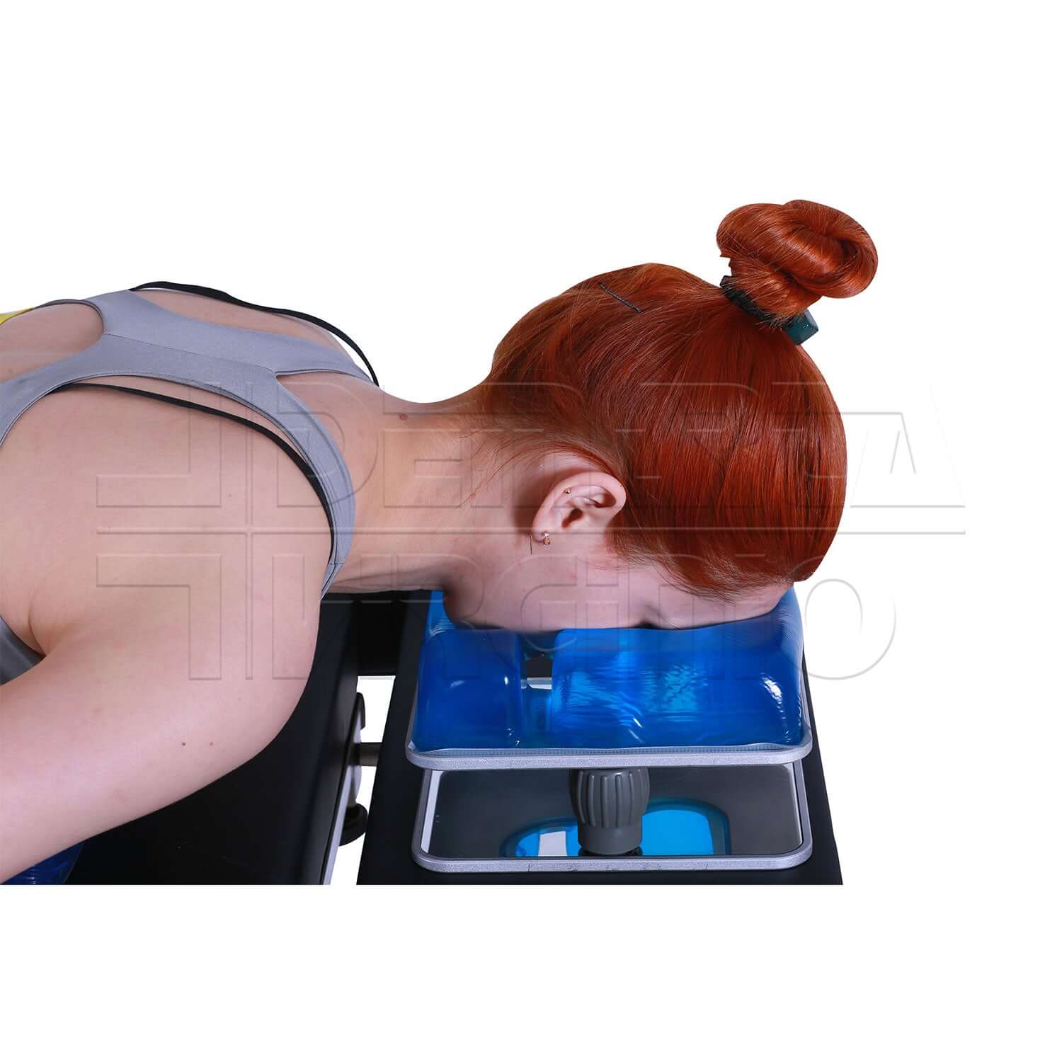 Appoggiatesta Prono con Specchio, Regolabile