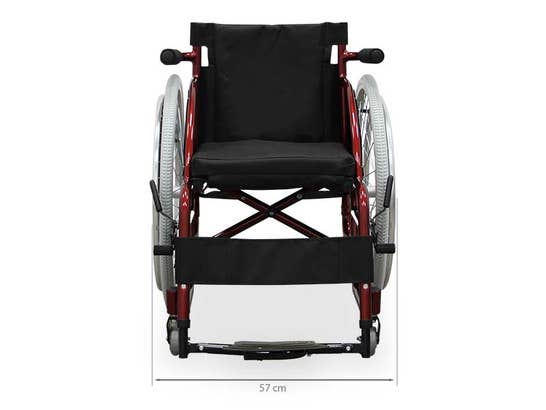 Carrozzina sportiva pieghevole