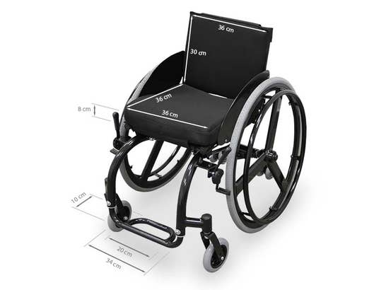 sedia a rotelle sportiva