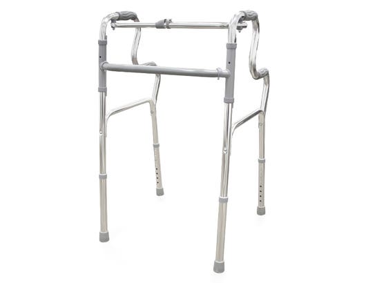 Deambulatore in alluminio con braccioli ergonomici