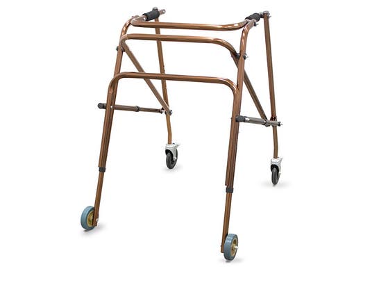 Deambulatore in alluminio a 4 ruote