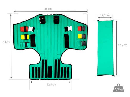 Immobilizzatore spinale tipo Kendrick