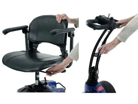 Scooter elettrico pieghevole HS118 a 4 ruote