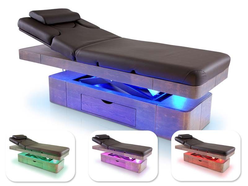 Lettino SPA con Cromoterapia LED e Cassetto