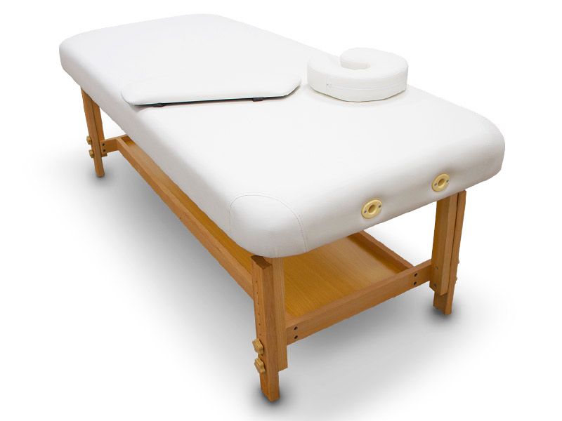 Lettino fisso in legno SPA - Dettagli