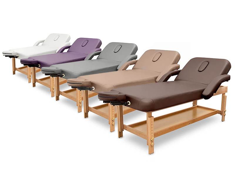 Lettino SPA regolabile in legno Quirumed – Colori disponibili