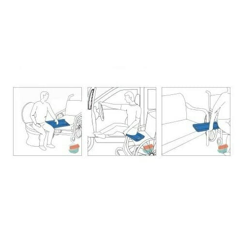 Asse per trasferimenti Allmobility TR BLUASS ausilio per disabili