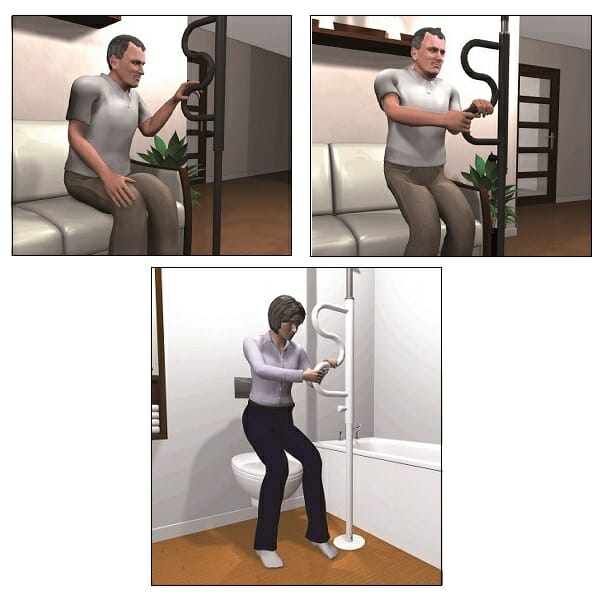 Ausilio per sollevamento e seduta ALLM POLE Allmobility ausilio per disabili