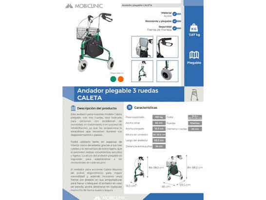 Rollator rollator 3 ruote in acciaio con cestino e copertura verde