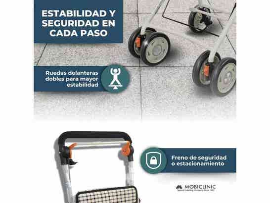 Rollator Rollator 4 Ruote con Carrello della Spesa Mod. Coliseo