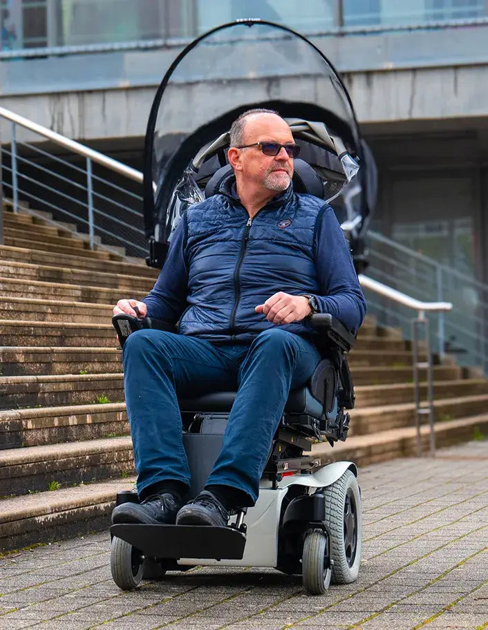 Cappottina VELTOP COSY 3 per carrozzina elettrica disabili ausilio per disabili