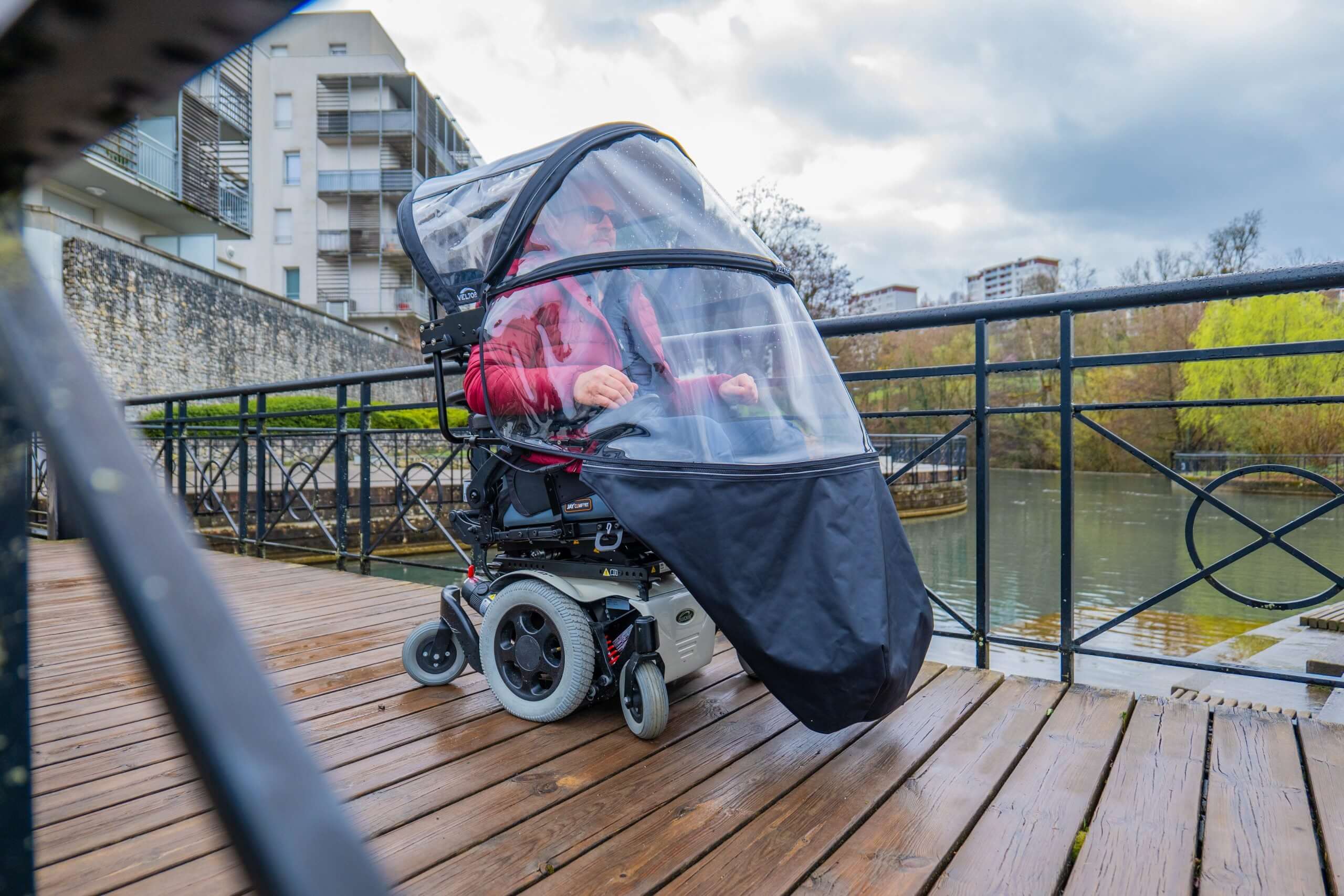 Cappottina VELTOP COSY 3 per carrozzina elettrica disabili ausilio per disabili