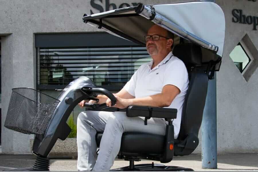 Cappottina VELTOP MODULO SUN 3 per scooter elettrico disabili ausilio per disabili
