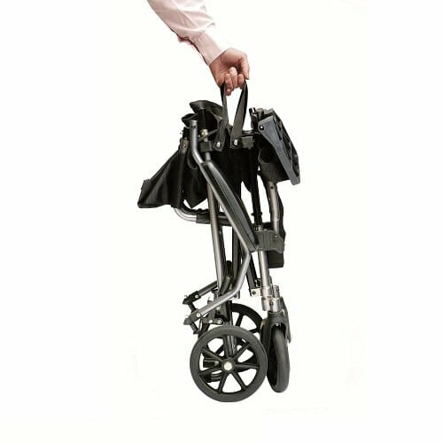 Carrozzina da trasporto Light Allmobility ausilio per disabili
