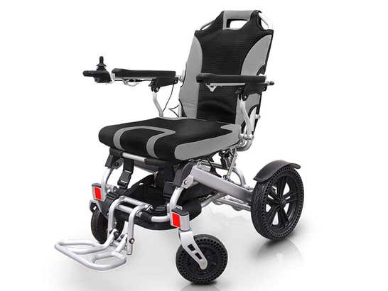 Carrozzina elettrica pieghevole EASY PLUS ULTRALIGHT ausilio per disabili