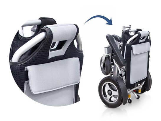 Carrozzina elettrica pieghevole EASY ULTRALIGHT ausilio per disabili