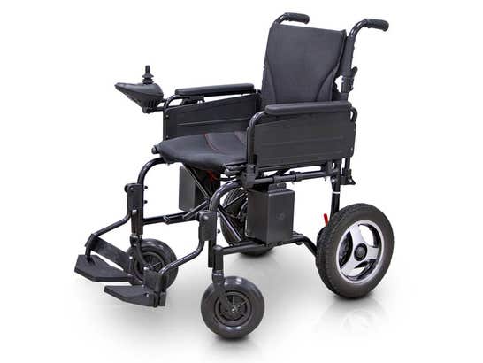 Carrozzina elettrica pieghevole EASY con telaio in acciaio ausilio per disabili