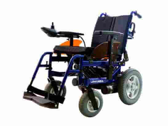 Carrozzina elettrica pieghevole Libercar Emblema ausilio per disabili