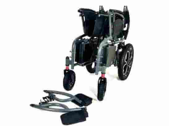 Carrozzina elettrica pieghevole MedicalPro S200 ausilio per disabili