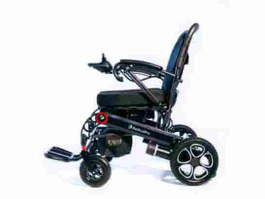 Carrozzina elettrica pieghevole MedicalPro S600 ausilio per disabili