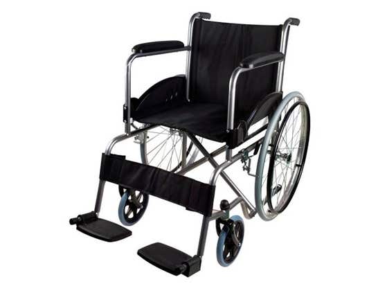 Carrozzina pieghevole Alcazaba con ruote grandi (Clinicalfy) ausilio per disabili