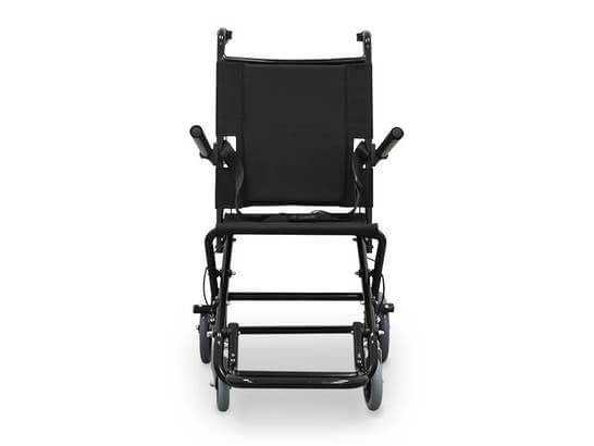 Carrozzina pieghevole Wellcore da trasporto in alluminio ausilio per disabili