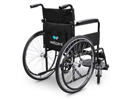 Carrozzina pieghevole Wellcore ausilio per disabili