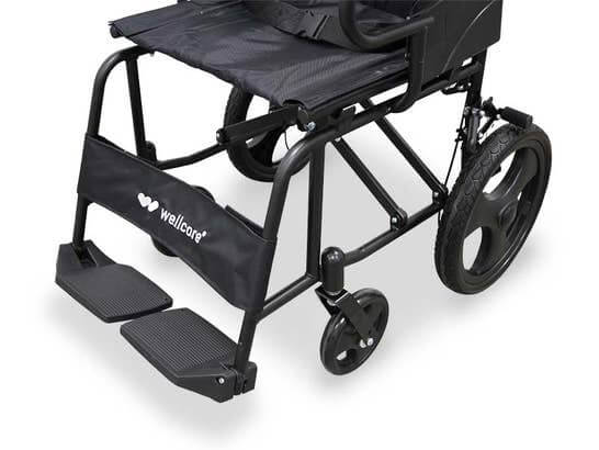 Carrozzina pieghevole da trasferimento Wellcore ausilio per disabili