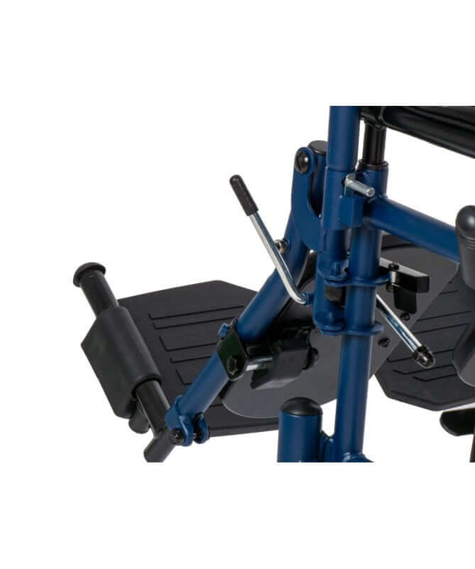 Carrozzina pieghevole in acciaio con schienale reclinabile PC-15/151 ausilio per disabili