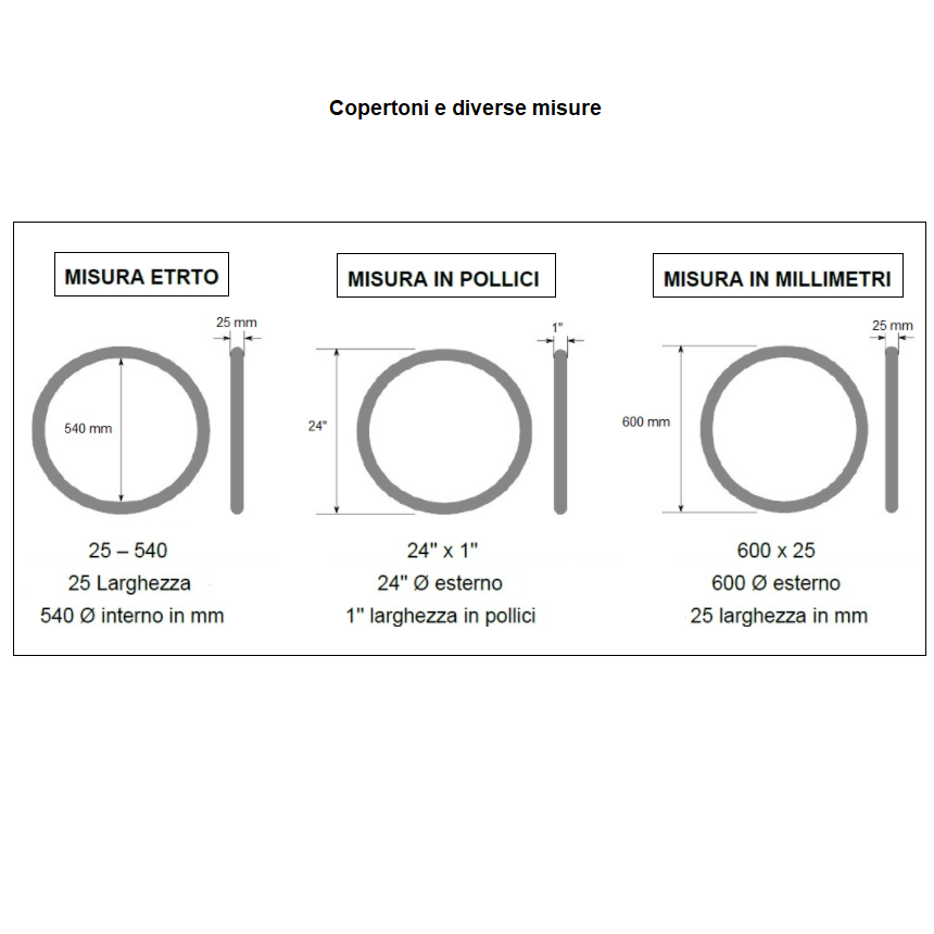Copertone tassellato nero per carrozzina disabili ausilio per disabili