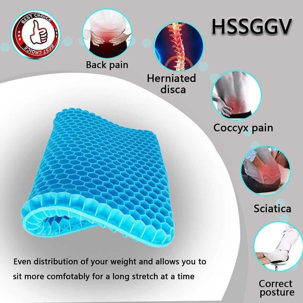 Cuscini Sedie,Cuscino Sedia Ufficio,Per Alleviare L'Affaticamento Dell'Anca,Pratico Cuscino Multifunzionale per Lavoro E Casa ausilio per disabili