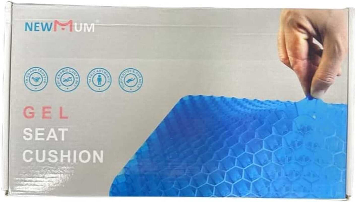 Cuscino Multifunzionale in Gel, Fresco E Traspirante, Cuscino Elastico per Il Sostegno Del Sedile, per Alleviare L'Affaticamento Dell'Anca ausilio per disabili