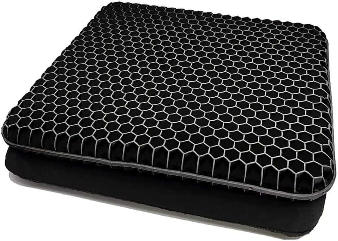 Cuscino Sedia,Cuscino in Gel, Fresco E Traspirante,Per Alleviare L'Affaticamento Dell'Anca per Casa E Ufficio ausilio per disabili