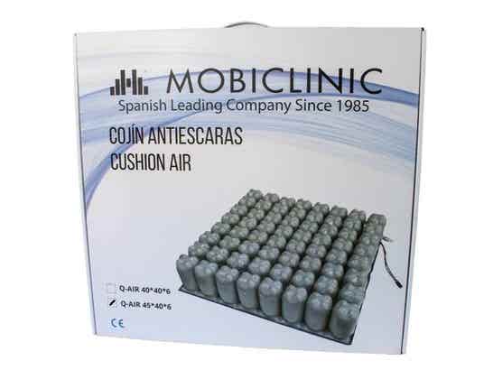 Cuscino antidecubito de aire Q-AIR 40x40x6 cm con funda y bomba ausilio per disabili