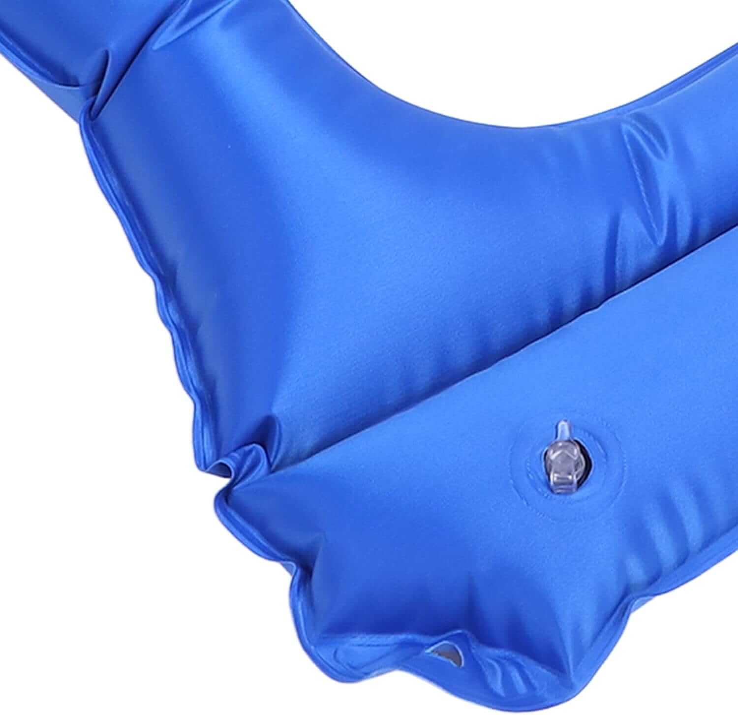 Cuscino per Sedile Gonfiabile Con Foro Cuscino per Sedia Antidecubito per Sedia a Rotelle Cuscino per Sedile Ad Aria Confortevole Cuscino per Sedia WC Pieghevole Con Pompa Blu ausilio per disabili