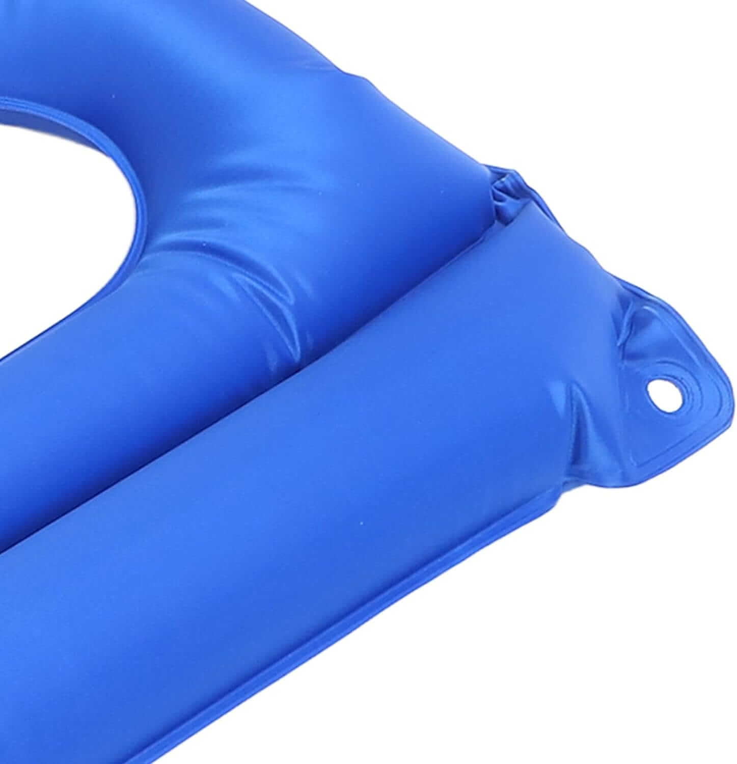 Cuscino per Sedile Gonfiabile Con Foro Cuscino per Sedia Antidecubito per Sedia a Rotelle Cuscino per Sedile Ad Aria Confortevole Cuscino per Sedia WC Pieghevole Con Pompa Blu ausilio per disabili