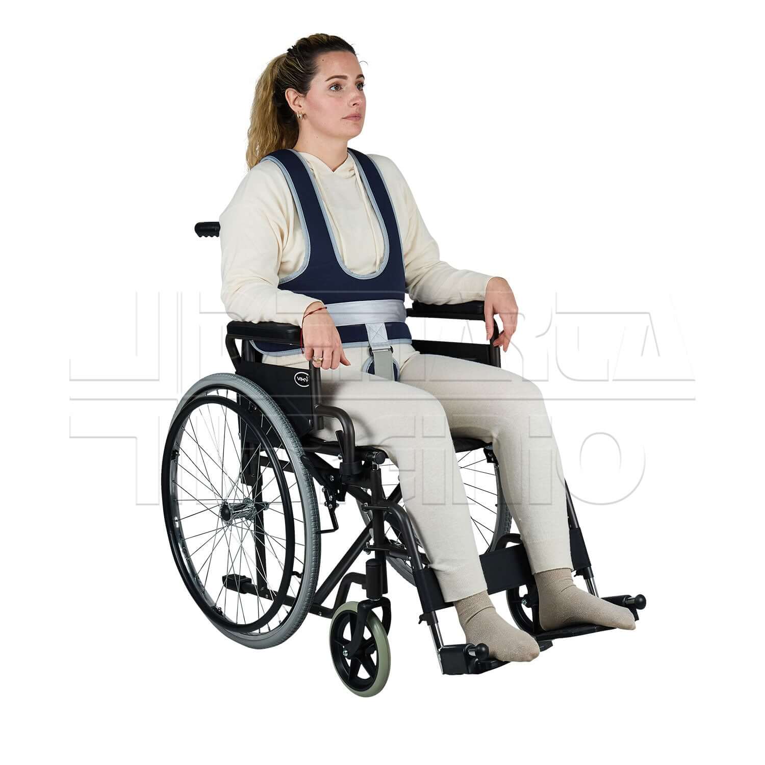 Estensione per Cintura di Fissaggio Pettorale Imbottita e Traspirante ausilio per disabili