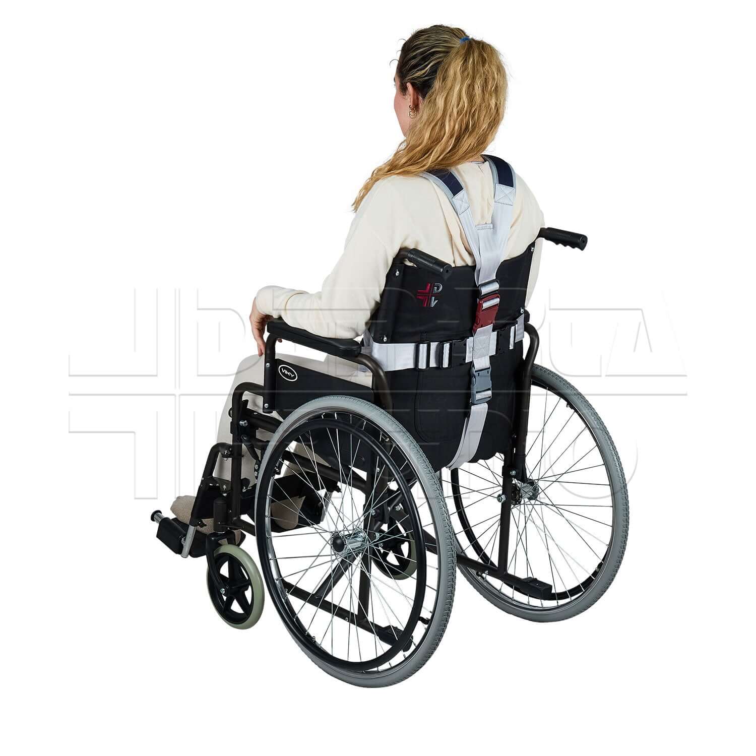 Estensione per Cintura di Fissaggio Pettorale Imbottita e Traspirante ausilio per disabili