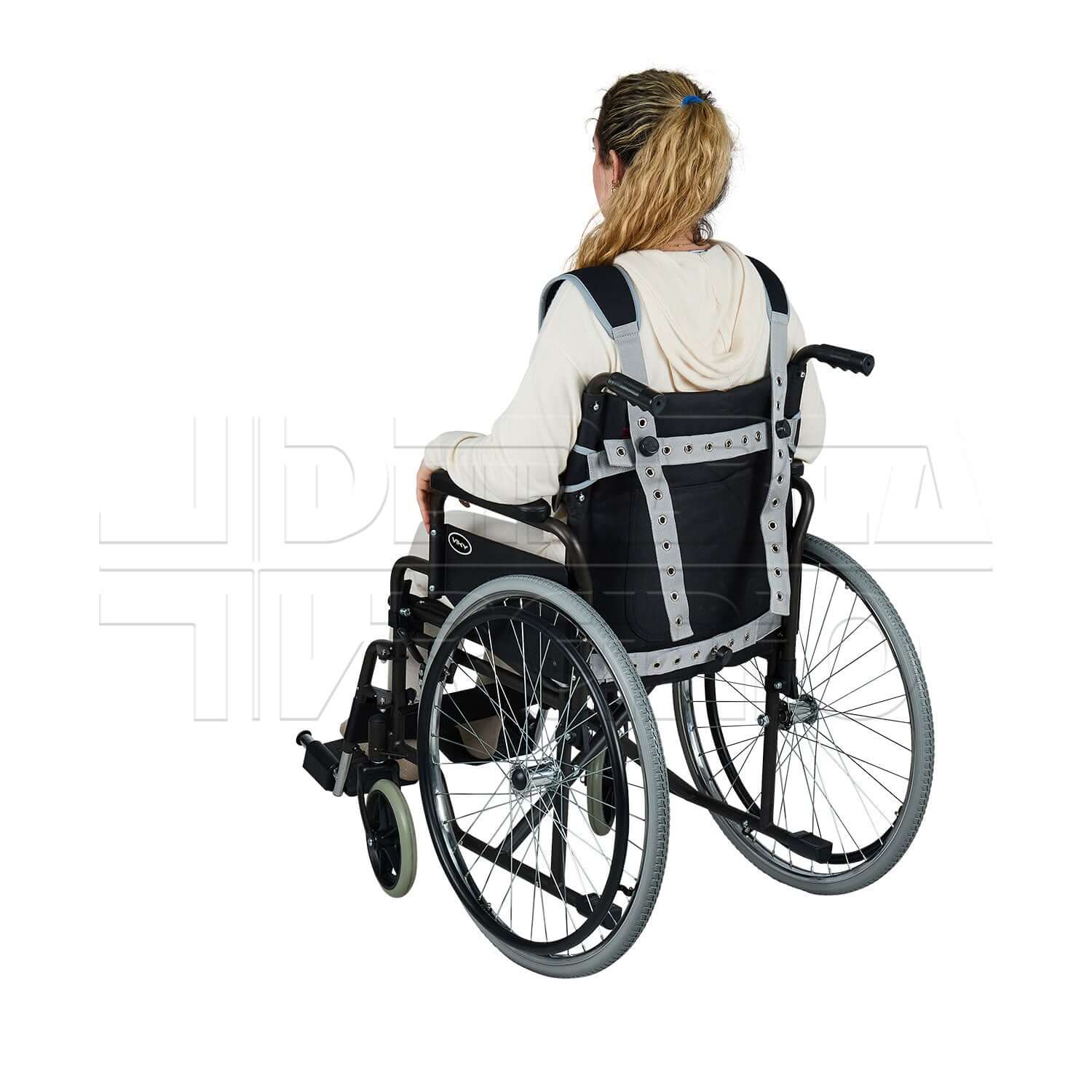 Gilet Perineale ADIGGY per carrozzina con clip o chiusura magnetica