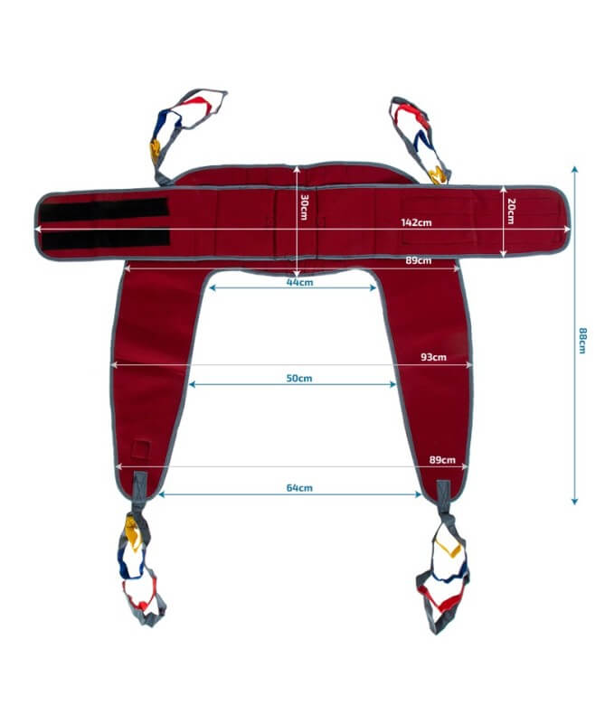 Imbracatura per il cambio del pannolino ausilio per disabili