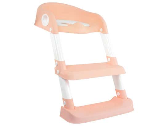 Sedile rialzato per wc infantile Mod Lala con scaletta antiscivolo