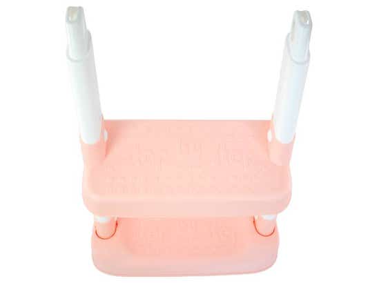 Sedile rialzato per wc infantile Mod Lala con scaletta antiscivolo