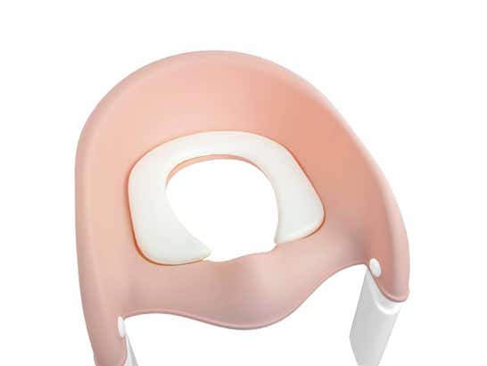 Sedile rialzato per wc infantile Mod Lala con scaletta antiscivolo