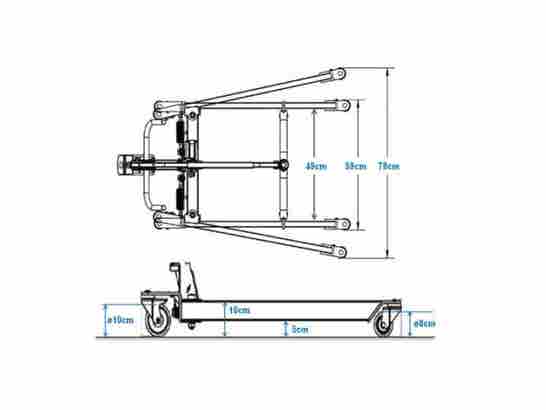 Sollevatore elettrico Libercar Vulcan Up per persone con mobilità ridotta con imbracatura