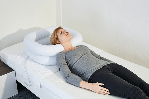 Lavatoio per capelli gonfiabile Allmobility VQ LAVACAP ausilio per disabili