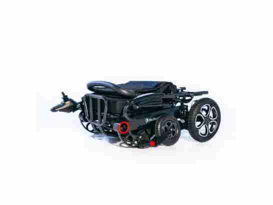 Carrozzina elettrica pieghevole MedicalPro S600